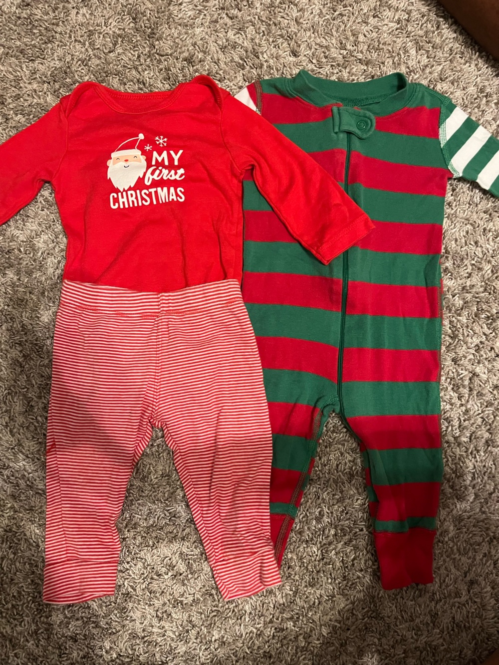 2 Pack 9 month old my first Christmas holiday set